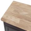 Brown Wood Mobile Kitchen Island Cart Cabinet with Wine Rack and Drawer