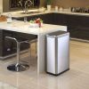 Stainless Steel 13 Gallon Touchless Motion Sensor Kitchen Trash Can