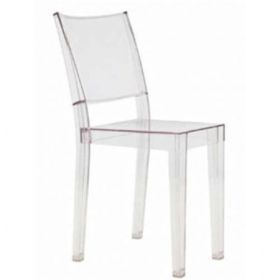 Transparent Stacking Dining Chair for Indoors or Outdoors