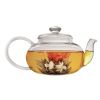 Stove-top Safe Brosilicate Glass Teapot 22 Oz with Infuser