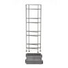 4-Shelf Iron Tower Storage Shelves - Great for Kitchen Office Garage