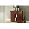 Dining Room Buffet Sideboard Console Table in Cherry Wood Finish
