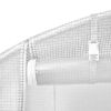 Greenhouse Kit with Heavy Duty Steel Frame and White PE Cover