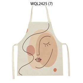 Simple Fabric Apron Kitchen Anti-fouling Work Clothes (Option: WQL2425 7-47 38cm)