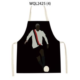 Simple Fabric Apron Kitchen Anti-fouling Work Clothes (Option: WQL2425 4-68 55cm)