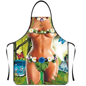 Party Creative Personalized Funny BBQ Catering Guest Apron (Option: 9 Models-80x60)